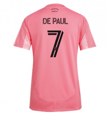 Inter Miami Rodrigo De Paul #7 Prima Maglia Femmina 2025-26 Manica Corta